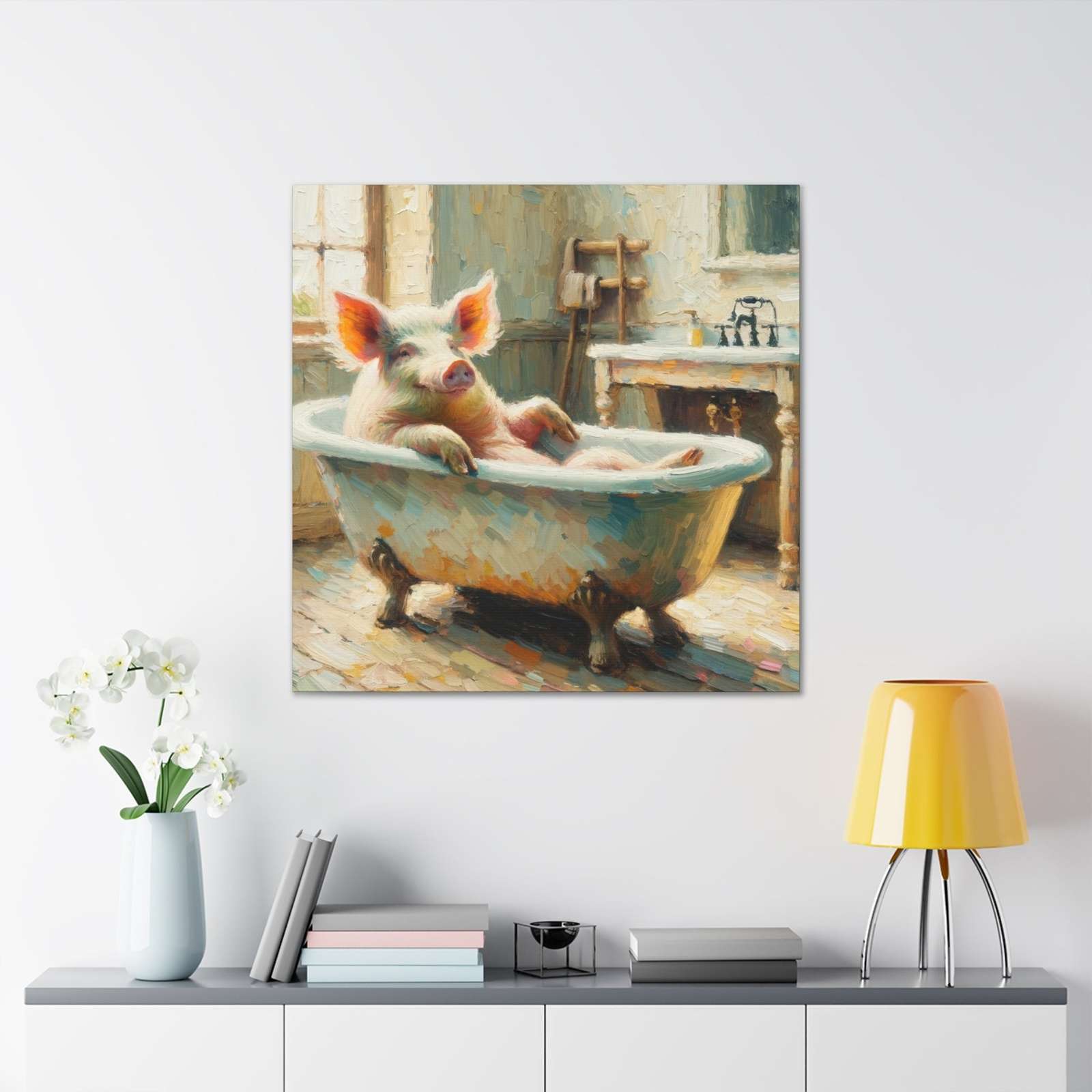 Pigs on Holiday- Canvas