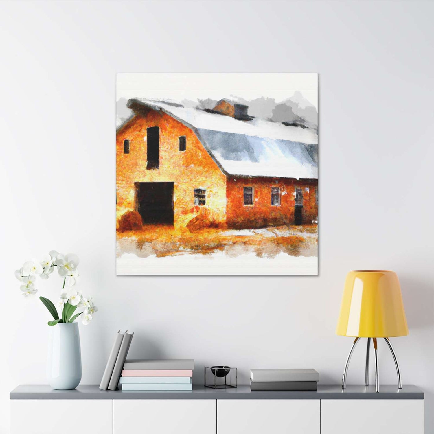 Country Folk Farm- Canvas