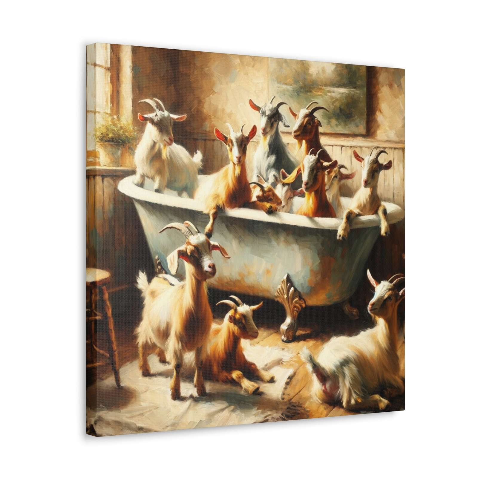 The Goat- Canvas