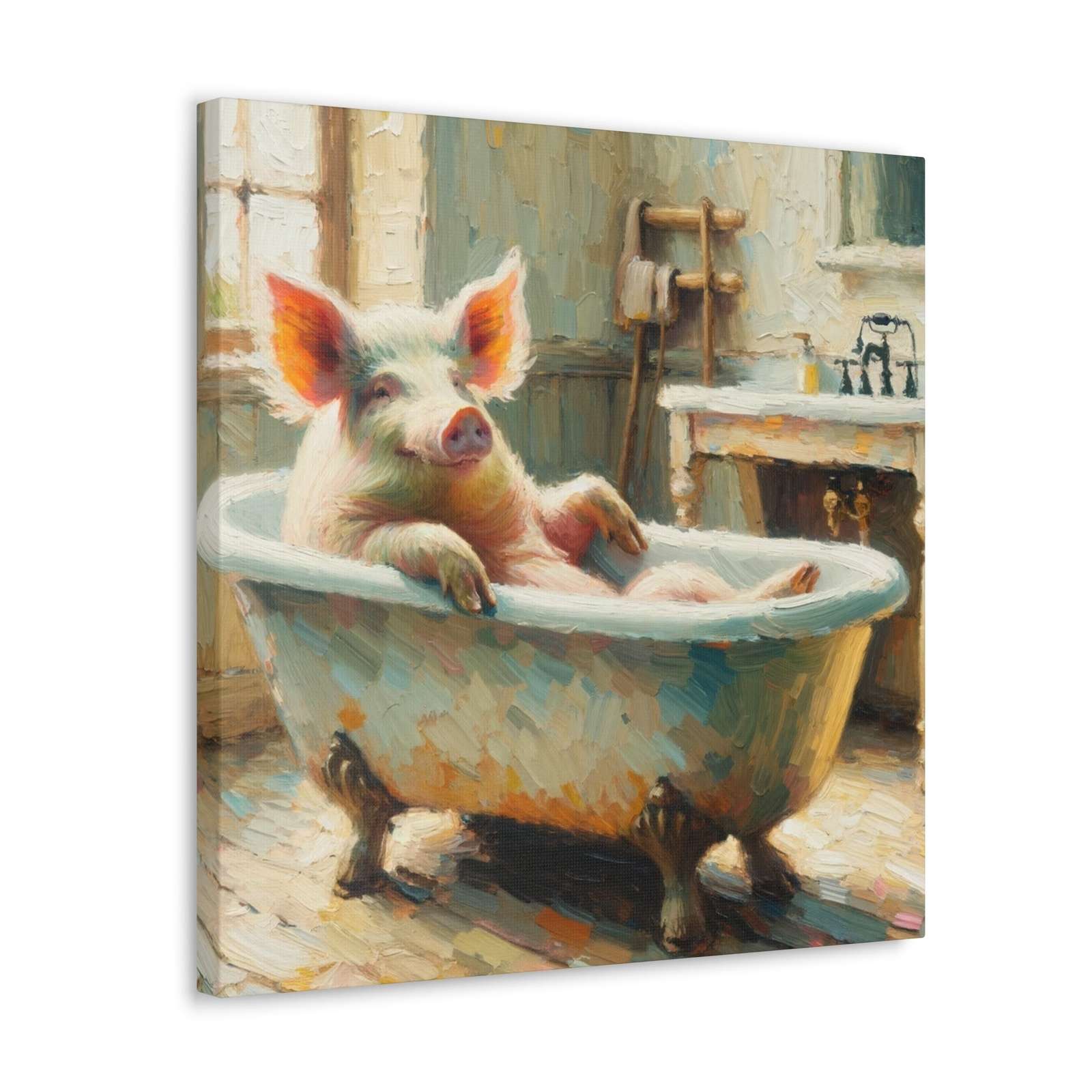 Pigs on Holiday- Canvas