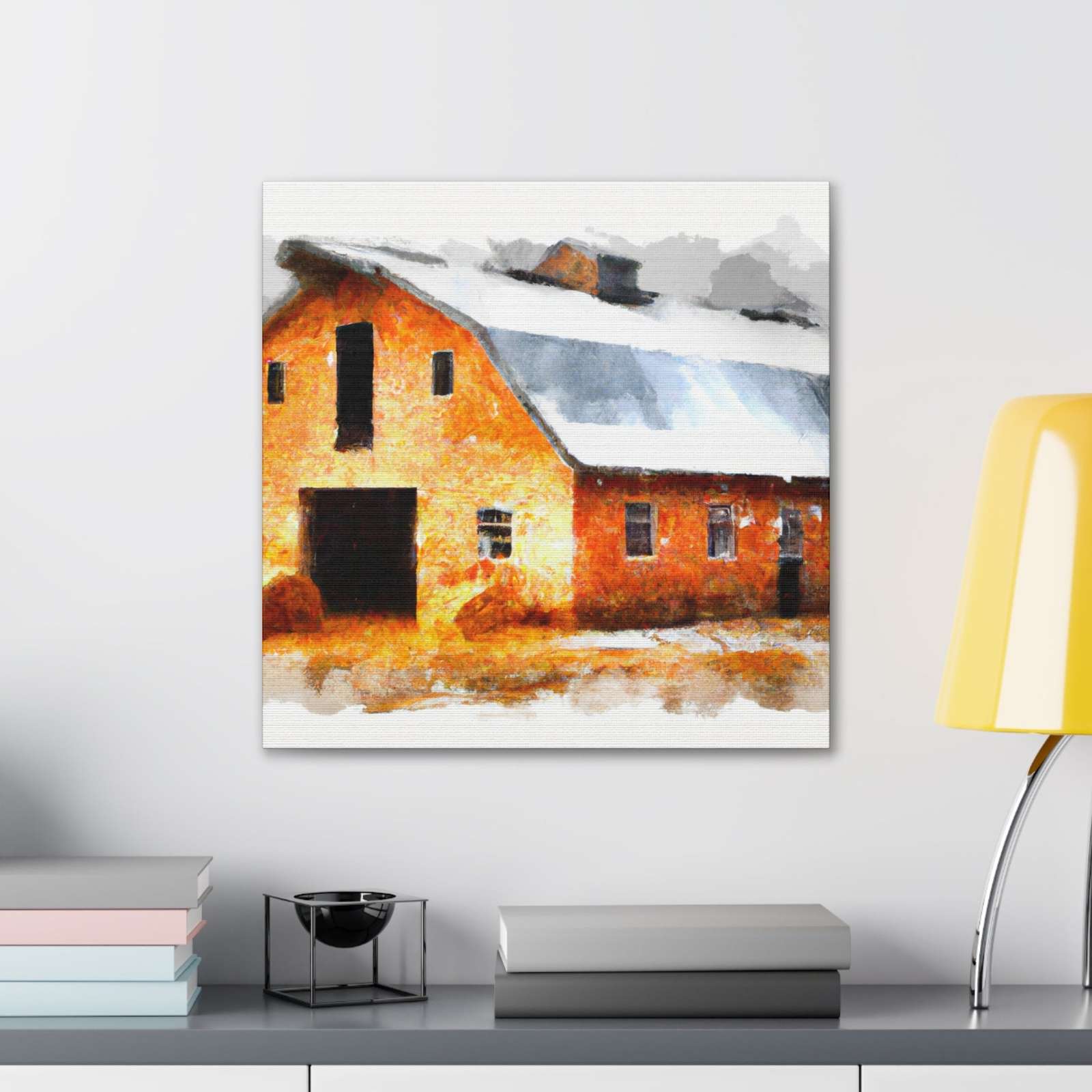 Country Folk Farm- Canvas