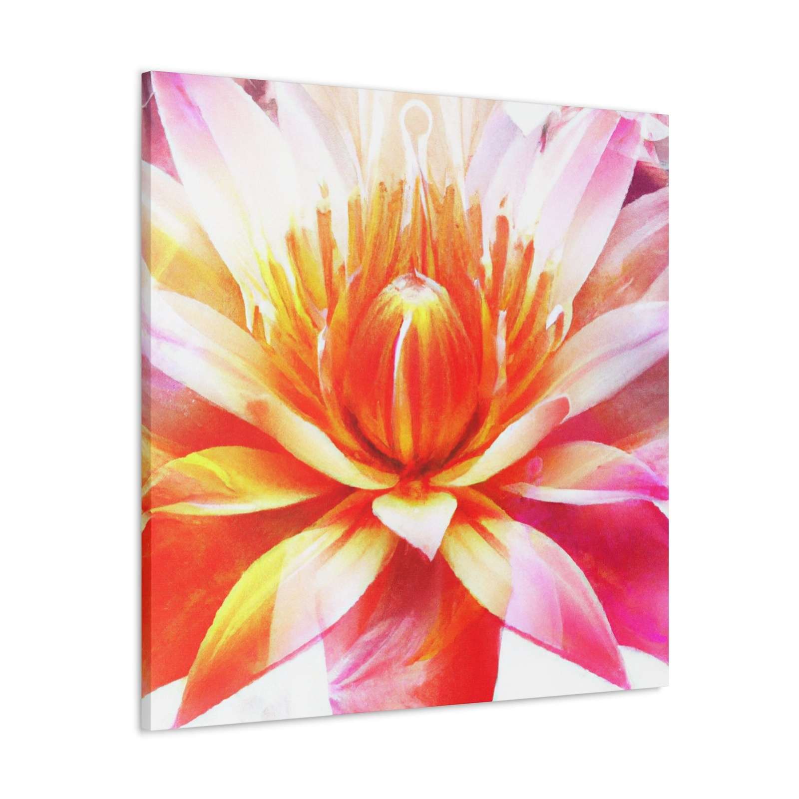 Crimson Hibiscane- Canvas