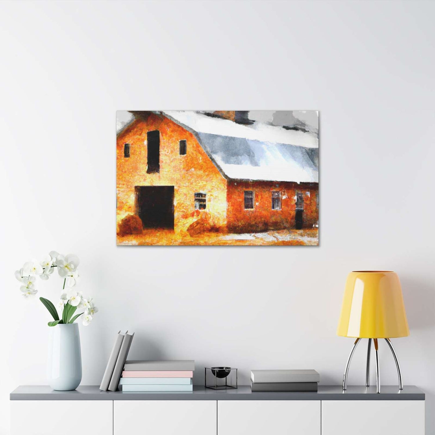 Country Folk Farm- Canvas