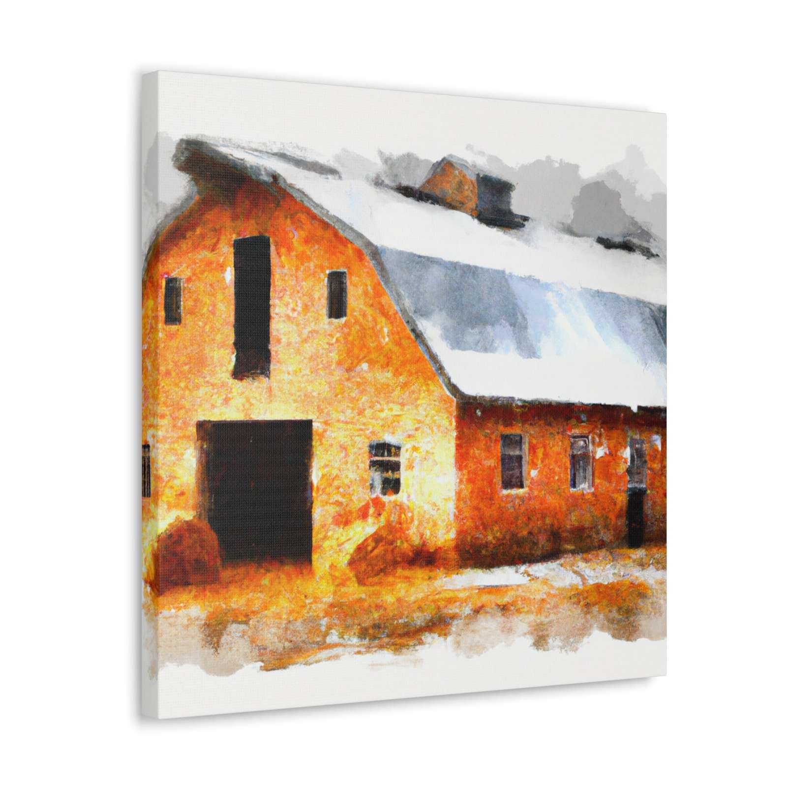 Country Folk Farm- Canvas